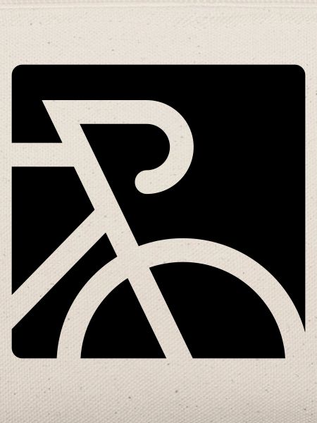 Stilisiertes Rennrad mit Dropbar