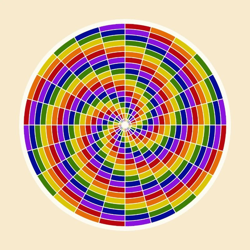 Farbige Spirale Kunstgestaltung