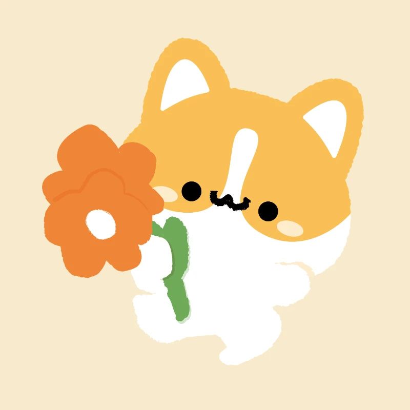 Romantischer Corgi