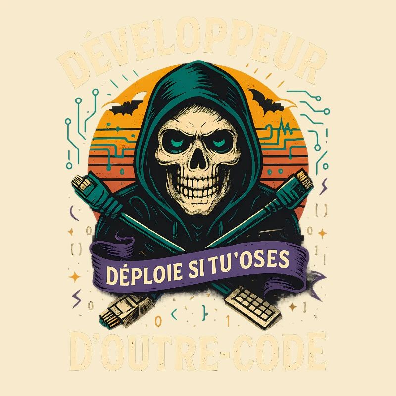 Web Developer - Halloween Skull