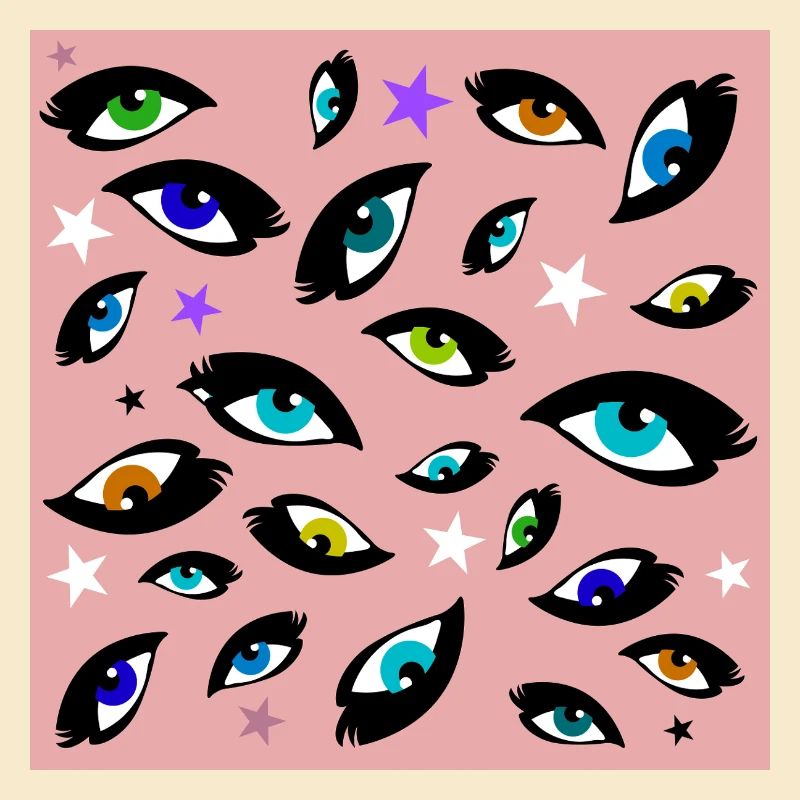 bunte Augen