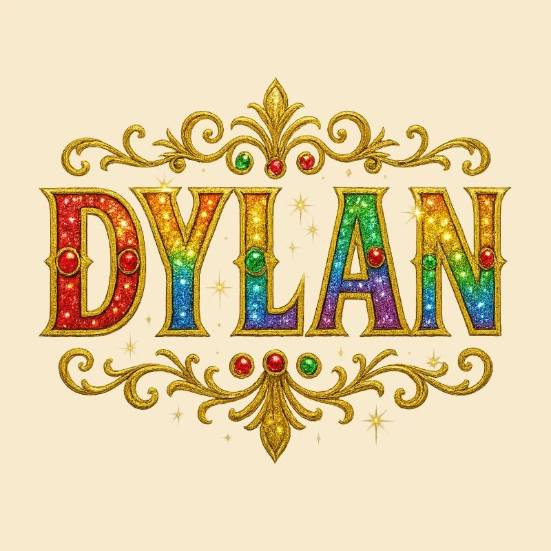 DYLAN Glitter Gold Sequins