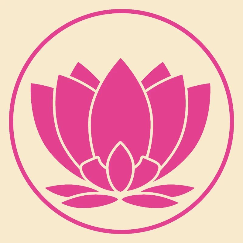 Lotus Blume pink Design