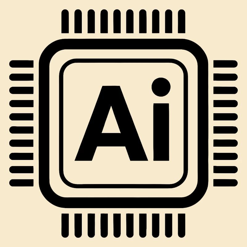 KI-Chip - Cooles Technologie-Design