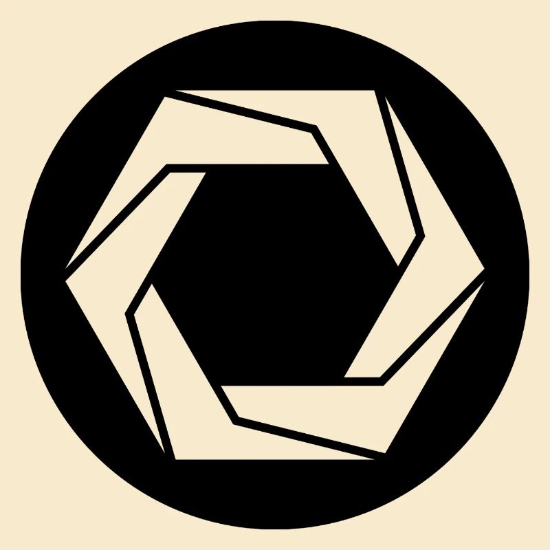 Geometrisches Blendensymbol