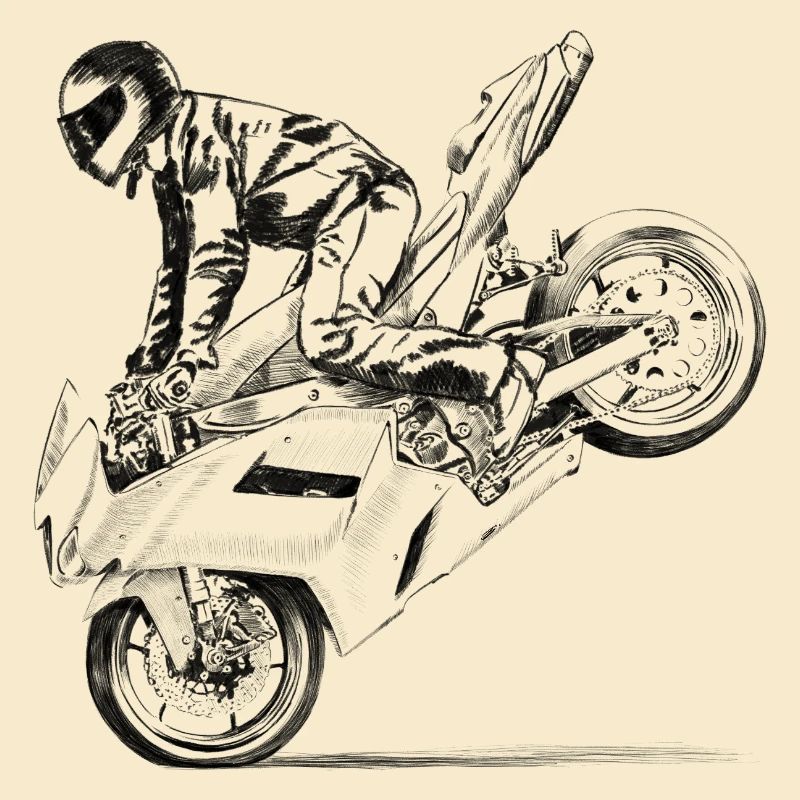 Motorcycle stunt