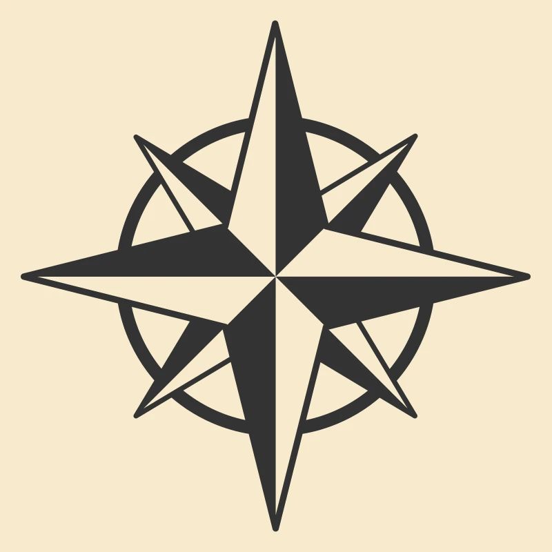 Compass Rose Symbol Design