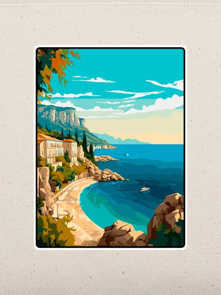 Makarska Kroatien Klippen Mittelmeerküste