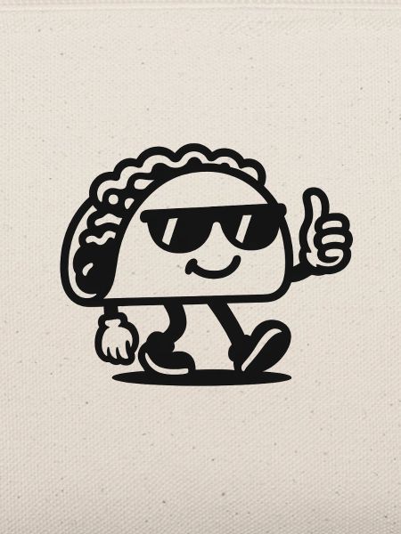 Sonnenbrillen Taco Mascot