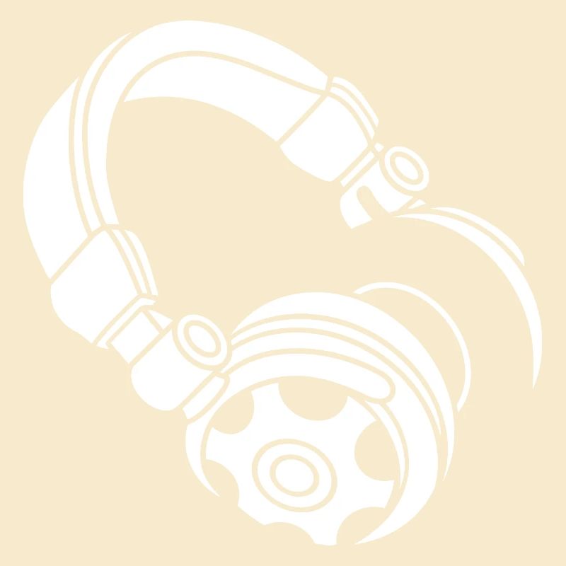 Kopfhörer Silhouette: DJ & Musik Vibes