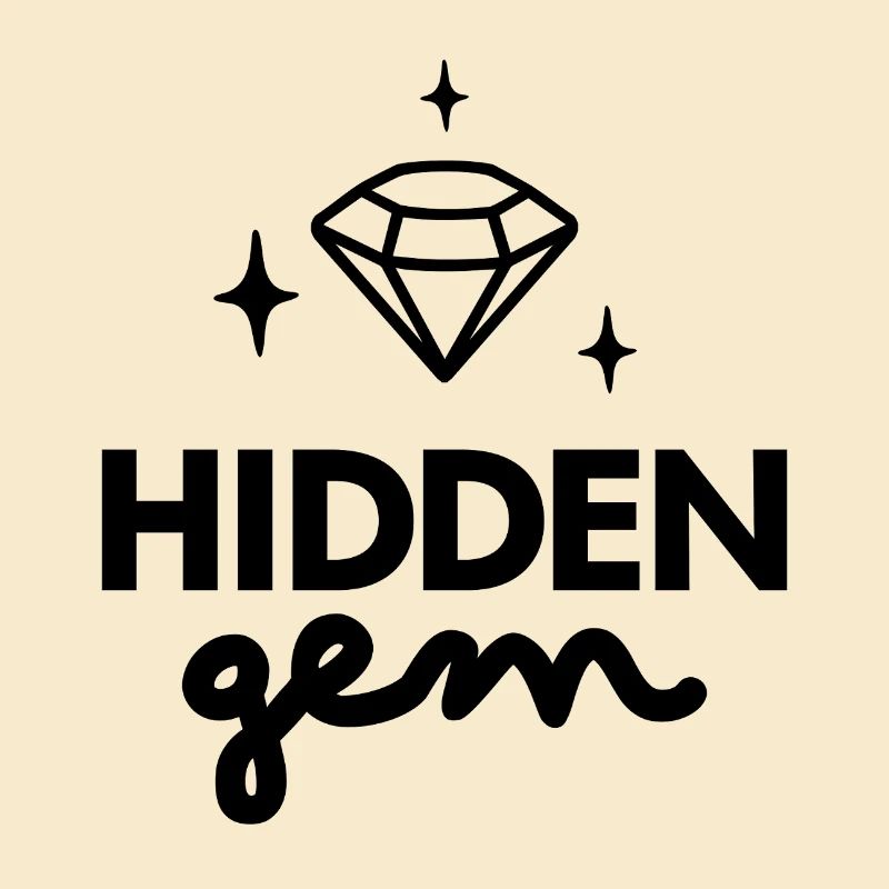 Verstecktes Edelstein-Diamant-Logo