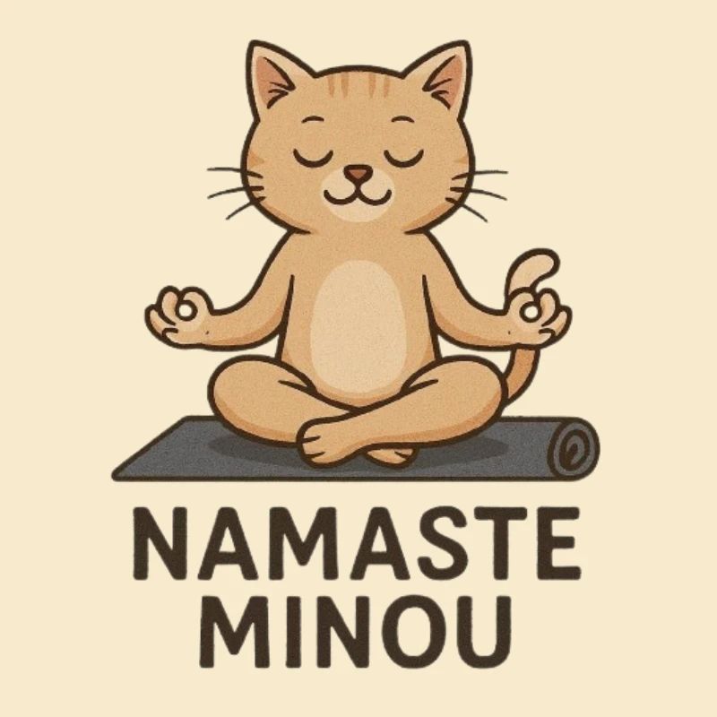 Namaste Zen Kätzchen