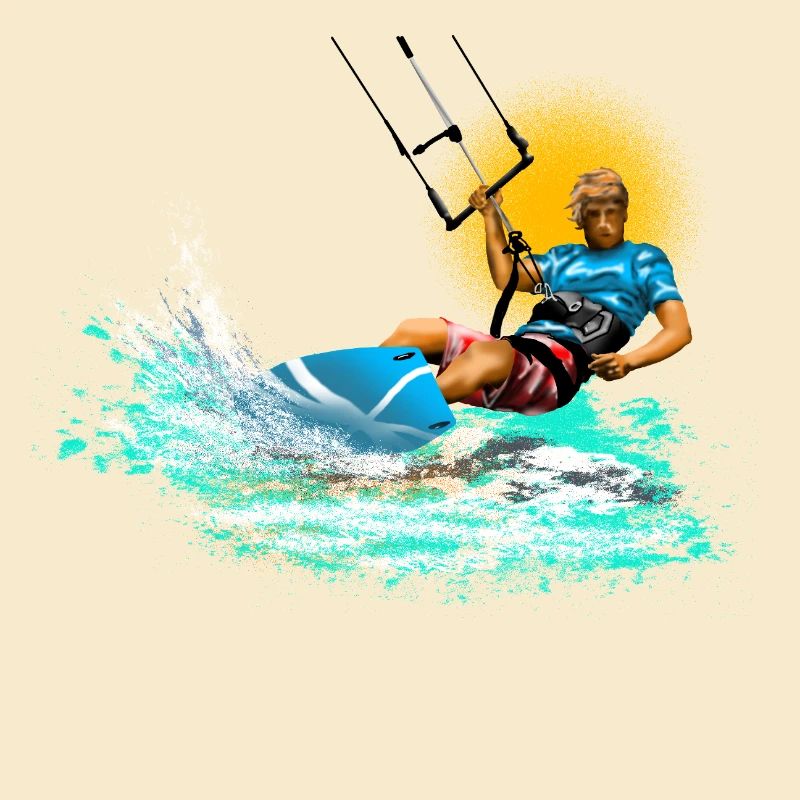 Kitesurfen Neon Splash
