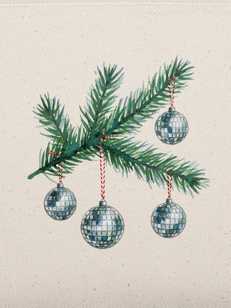 Tannenzweig Disco Ornamente