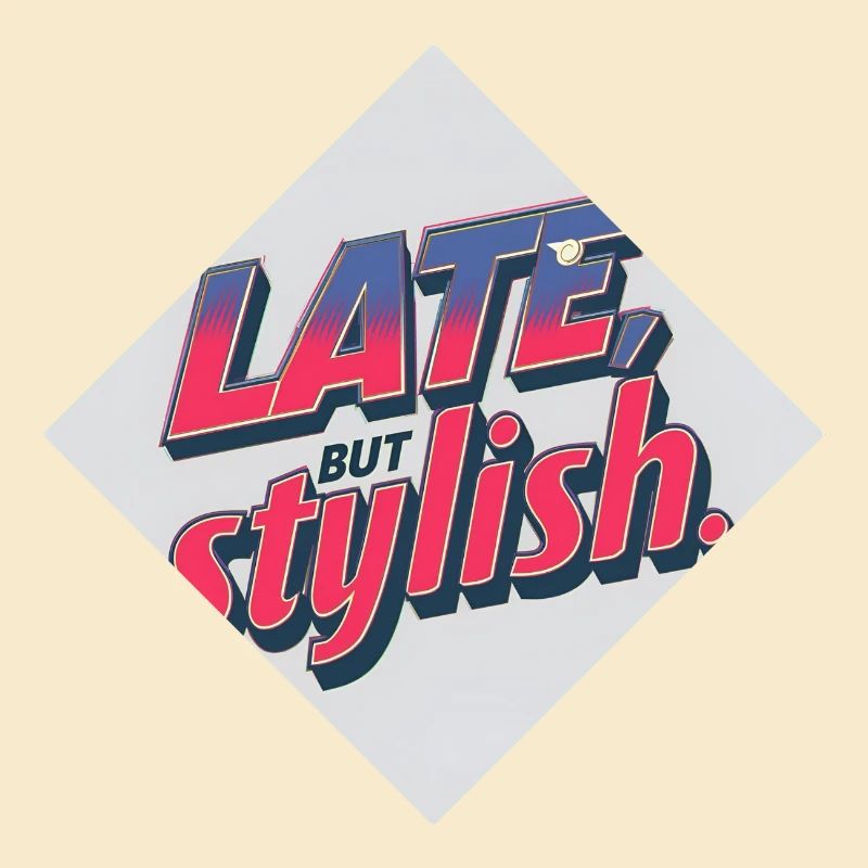 Spät, aber schick – Retro-Stil
