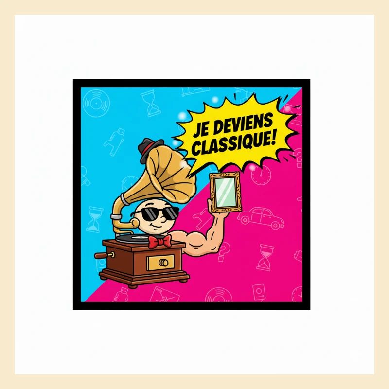 Ich werde zum klassischen Pop-Retro