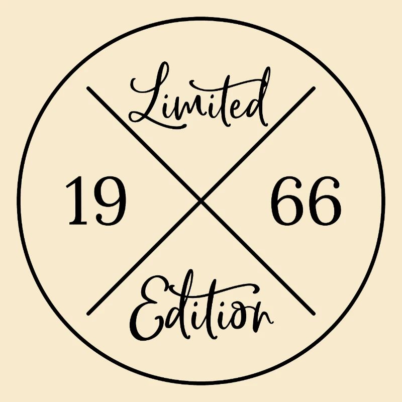 Limited edition 1966 - 60. Geburtstag Geschenk