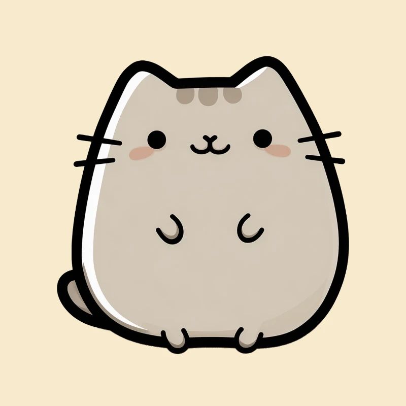 mignon petit chat chibi