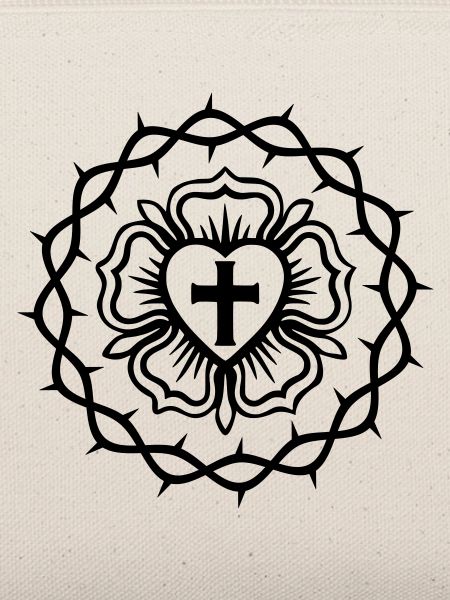 Lutherische Rose und Dornenkrone
