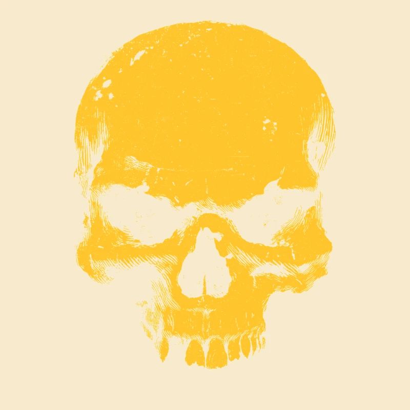 Contraste crâne jaune