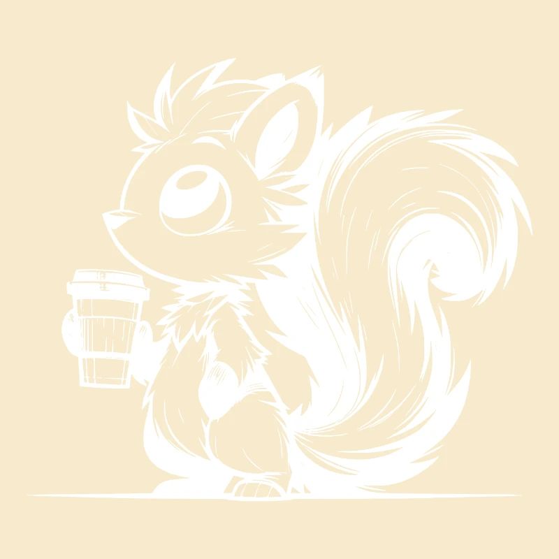 Eichhörnchen im Koffeinrausch - Bin schon wach