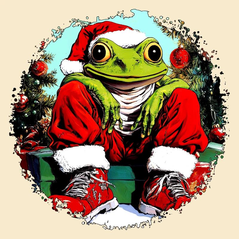 Frogs Christmas