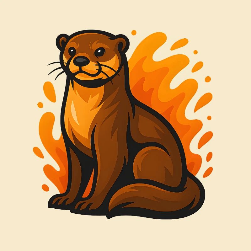 Flammender Otter