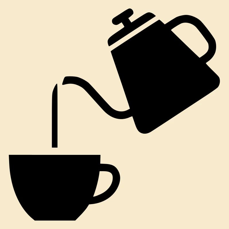 Cafetière minimaliste à verser sur