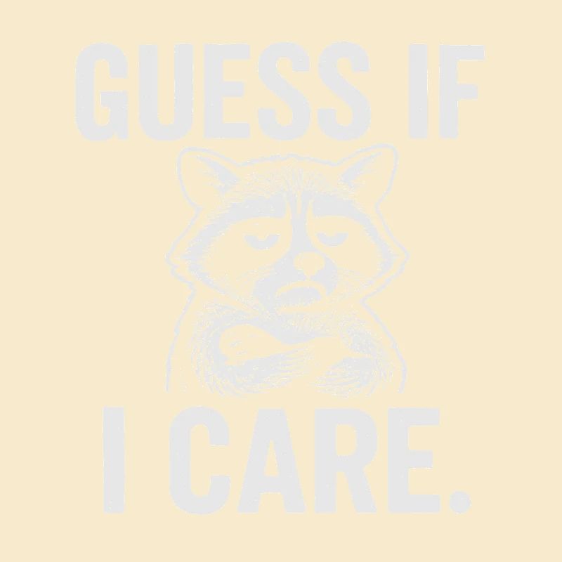Grumpy Raccoon Attitude Shirt for Easygoing Adults