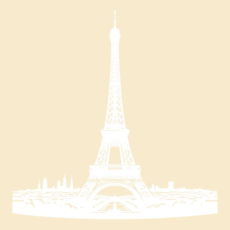 Französischer Blickfang Eiffelturm typisch Paris