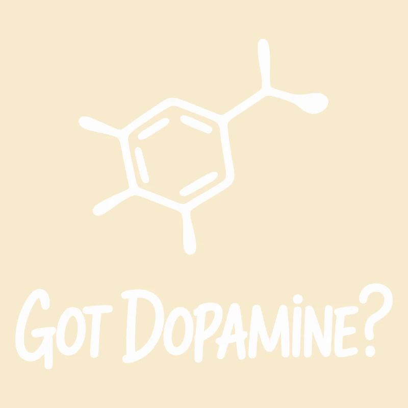 Dopamine Molecule Tee