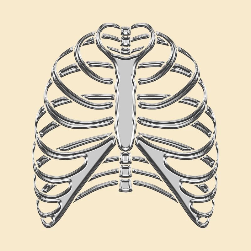 Chrome Ribcage / Skeleton Ribs