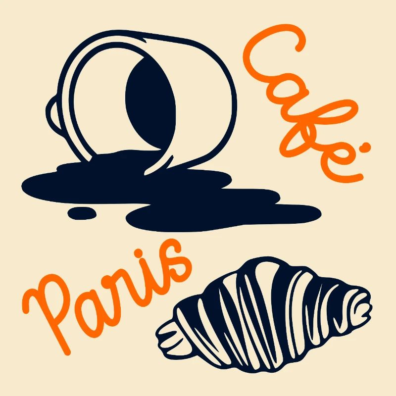 Croissant Kaffee Paris