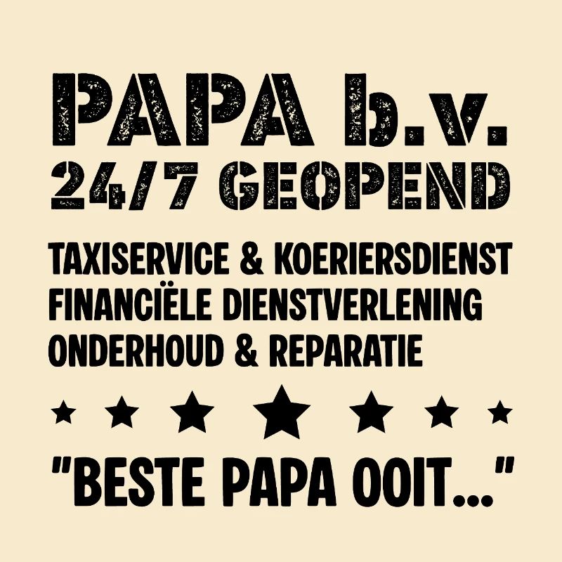 Dad bv Open 24/7 Funny Father's Day Gift
