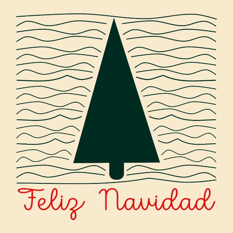 Souhaits de Noël minimalistes