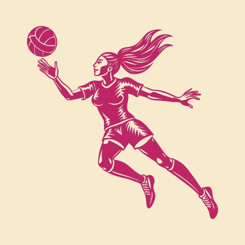Joueuse de volley-ball