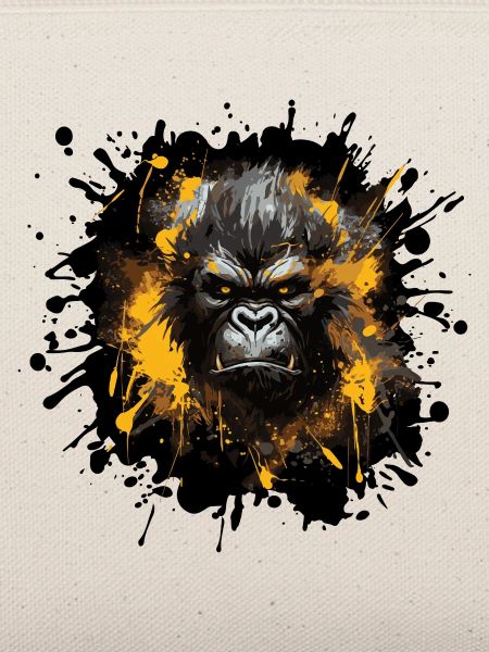 Gorilla Splatter Porträt