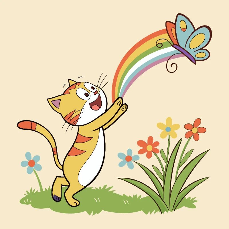 Rainbow Chase Kätzchen