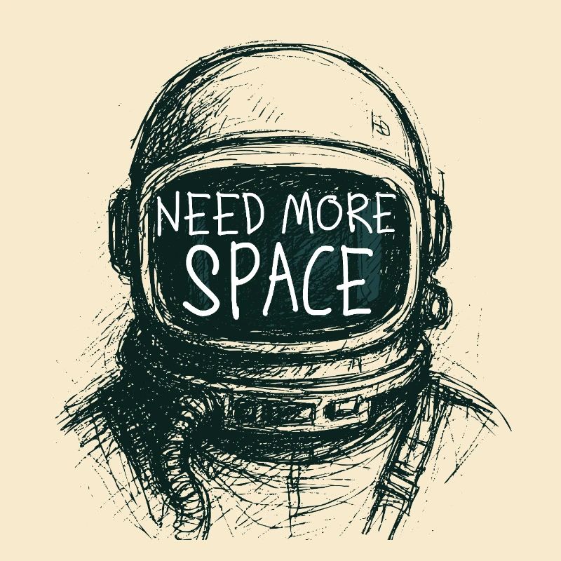 Besoin de plus de discours d’astronaute spatial Dessin