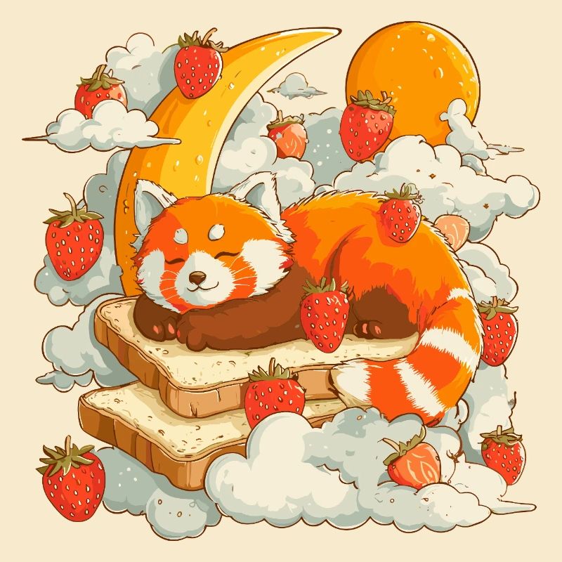 Moon Breakfast Fox