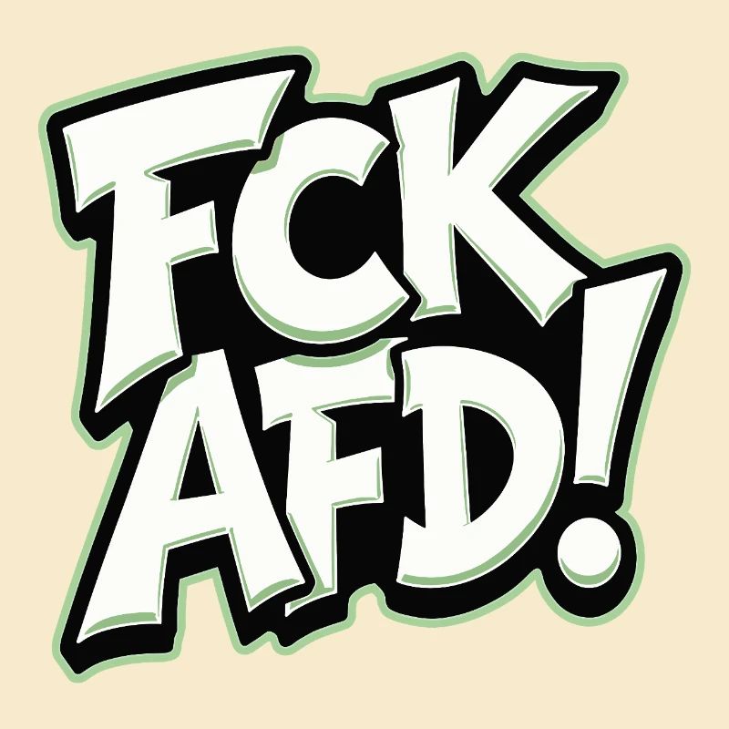 FCK AFD politisches Statement gegen Rechts