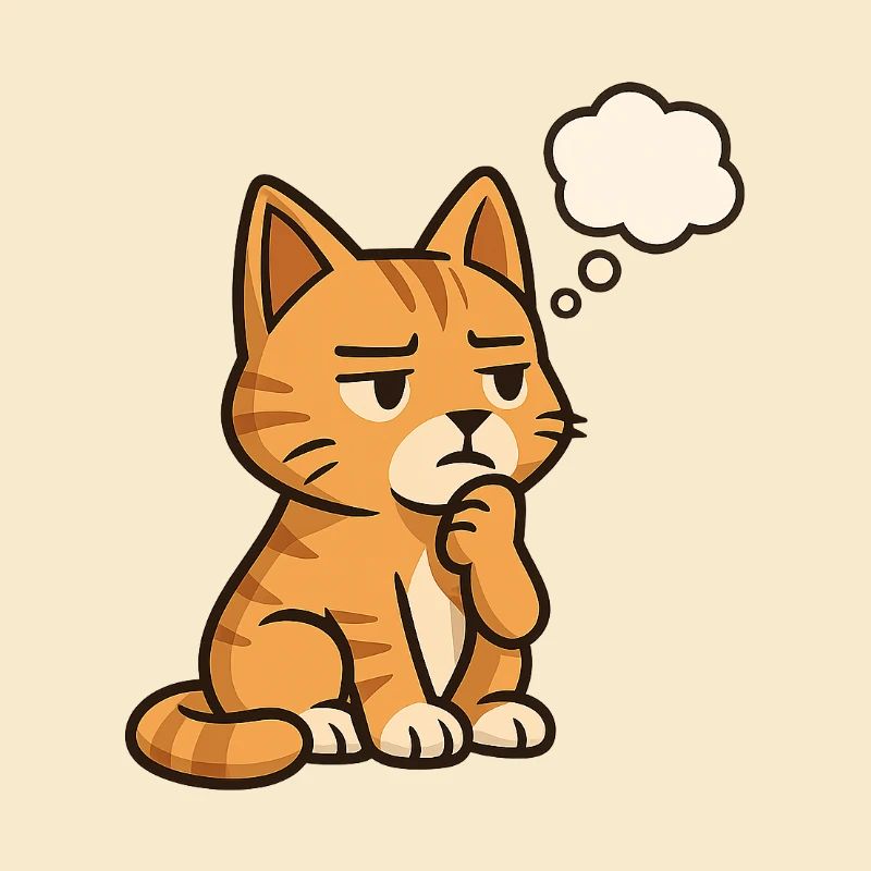 Chat-Réfléchi