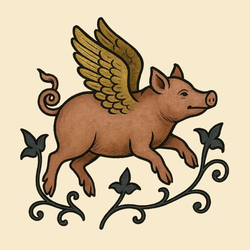 Cochon ailé MARGINALIA