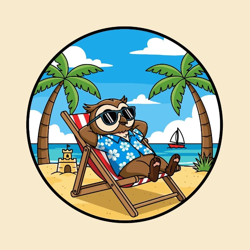 Coole Eulenstrandurlaub-Sommervibes