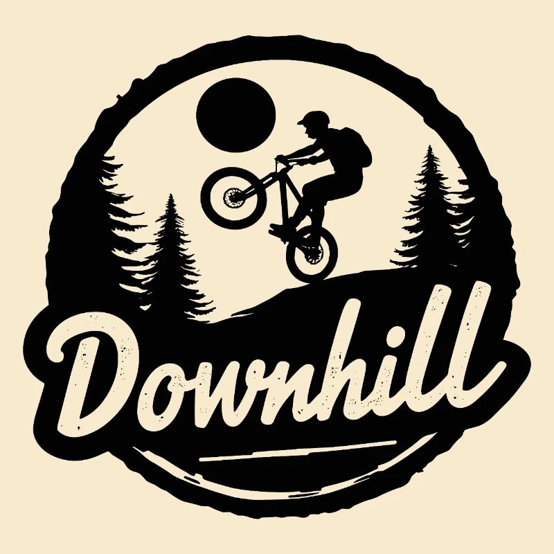 Logo du sentier VTT en descente