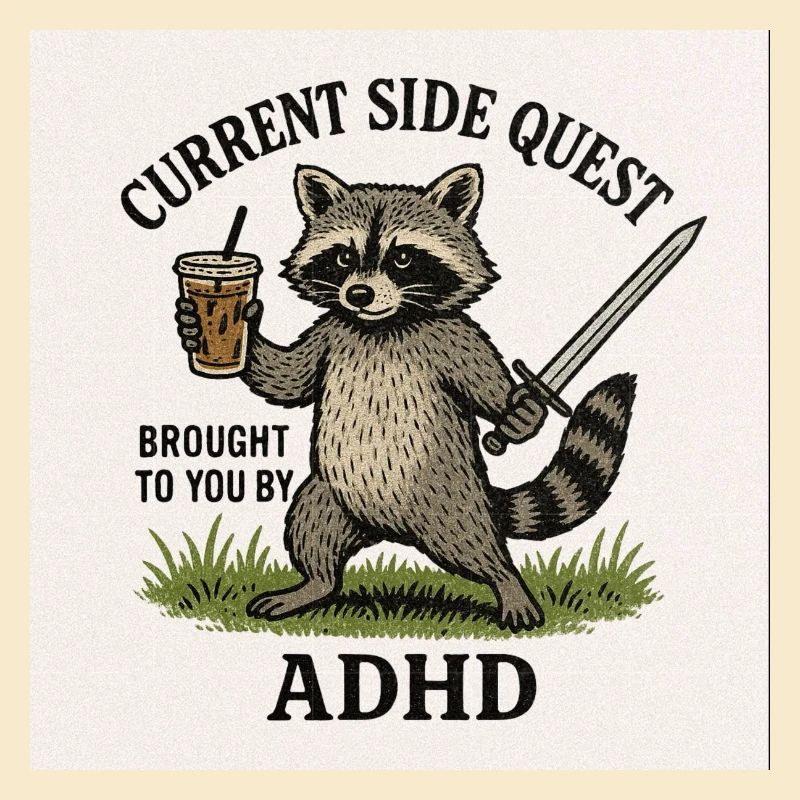 Raccoon Side Quest ADHD