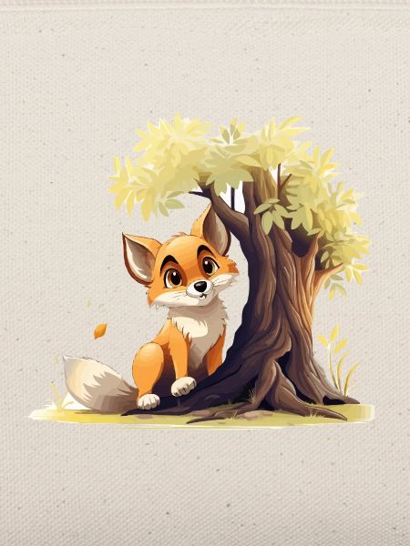 Waldfuchs am goldenen Baum