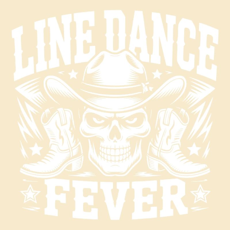 Line Dance Skull Boots