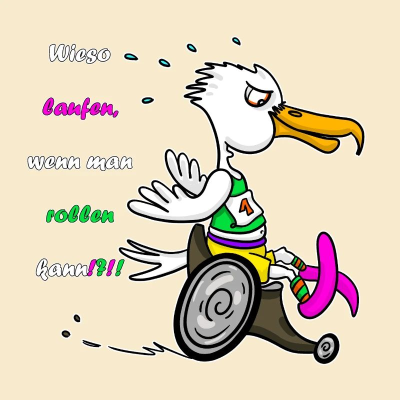 Marathon Möwe – Rennrolli Edition