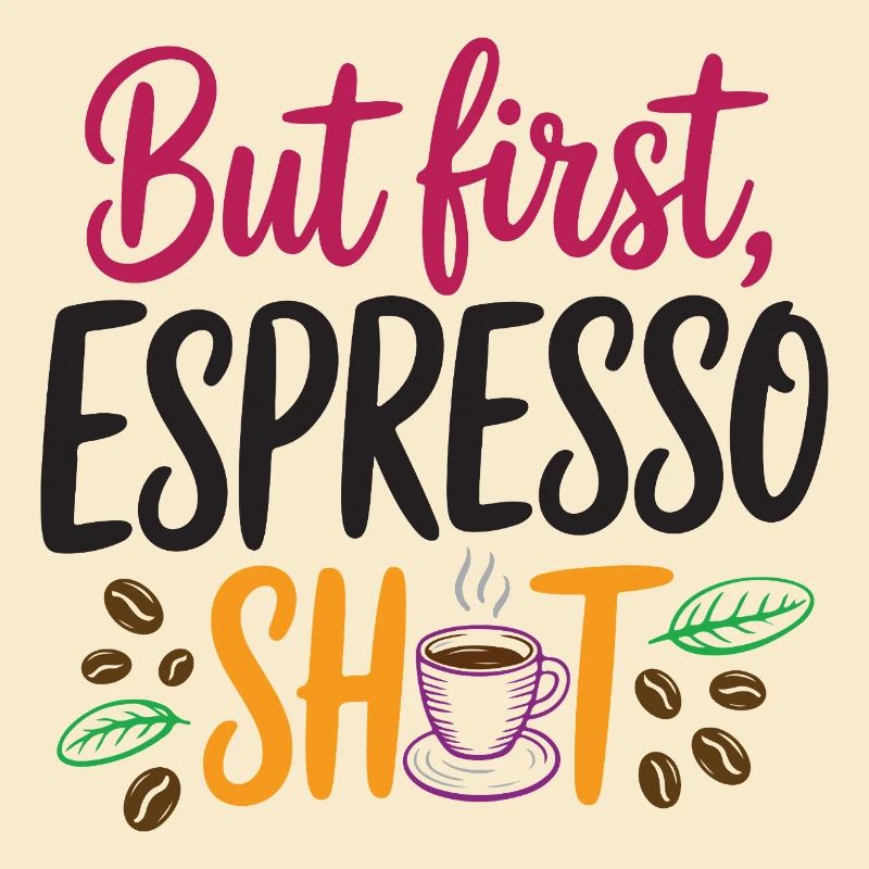 But first espresso shot